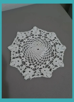 Centrino bianco all'uncinetto bianco, marque: CASA, état: Très bon état, 5,00 €, 5,95 € Protection acheteurs incluse