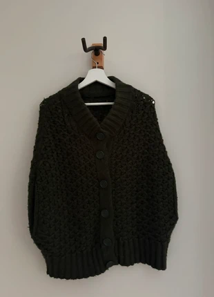 Gilet noir épais maille chunky boutonné cosy loose automne hiver comfy chic, marque: Vintage, état: Très bon état, taille: M / 38 / 10, 13,90 €, 15,30 € Protection acheteurs incluse