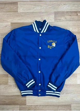 Jacket veste style américain varsity rennoc classic zavalla fegles bleu logo brodé taille S, brand: Varsity, condizioni: Ottime, taglia: S, €15.00, €16.45 include la Protezione acquisti