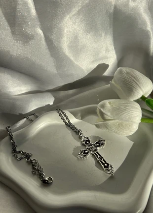 Vintage necklace cross, marca: Vintage Dressing, estado: Muito bom, €7.90, €9.00 inclui Proteção do Comprador Pro