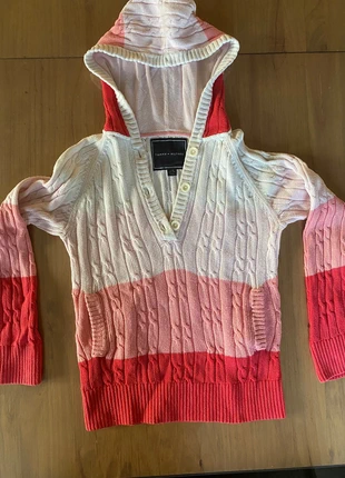 Pull maille avec tresses Tommy Hilfiger blanc rose avec capuche 12/14 ans, marke: Tommy Hilfiger, zustand: Gut, größe: 12 Jahre / 152, 8,00 €, 9,10 € inklusive Vinted-Käuferschutz