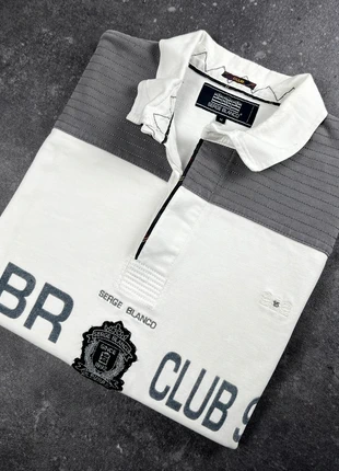 Polo manches longues rugby Serge Blanco blanc et gris SBR Club 92 - M homme - coton AA 249, marque: Serge Blanco, état: Très bon état, taille: M, 25,00 €, 26,95 € Protection acheteurs (Pro) incluse