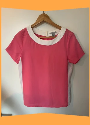 H&M blouse maat 36 – roze met wit en knoopsluiting achter Uitverkoop Uitverkoop Wow!, brand: H&M, condizioni: Ottime, taglia: S / IT 40 / EU 36, €4.30, €5.22 include la Protezione acquisti