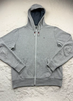 Sweat à capuche zippé Tommy Hilfiger | Gris | Taille M Homme| Regular Fit, marque: Tommy Hilfiger, état: Très bon état, taille: M, 45,00 €, 47,95 € Protection acheteurs incluse