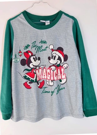 Pull de Noel Disney Taille M vert et gris avec mini et mickey, marque: Disney, état: Très bon état, taille: M / 38 / 10, 8,00 €, 9,10 € Protection acheteurs incluse