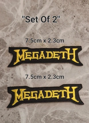 MegaDeth American Thrash Metal Band Embroidery iron on/Sewn Patch, brand: Patchwork, condition: New without tags, £3.90, £4.80 includes Buyer Protection Pro