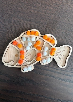 houten vulvorm clownvis Nemo - nieuw, merk: Flint&Fonkel, staat: Heel goed, maat: 3 jaar / 98 cm, € 4,25, € 5,16 inclusief Kopersbescherming