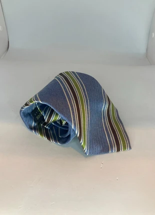 Cravate large vintage bleu clair à rayures Carnaval de Venise 10cm très bon état, marque: CARNAVAL DE VENISE, état: Très bon état, 12,00 €, 13,30 € Protection acheteurs incluse