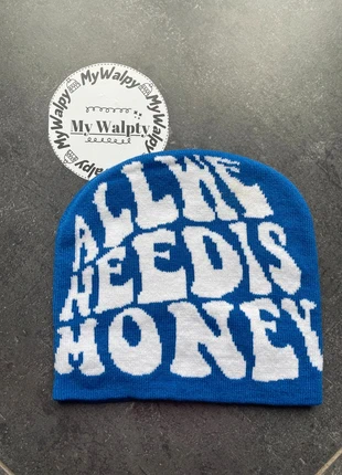 bonnet y2k "all I need is Money" blue, marque: y2k, état: Bon état, taille: Taille unique, 20,00 €, 21,70 € Protection acheteurs (Pro) incluse