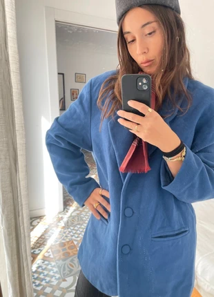 Abrigo AZUL vintage, autumn LANA, marque: Vintage Dressing, état: Très bon état, taille: M / 38 / 10, 20,00 €, 21,70 € Protection acheteurs incluse