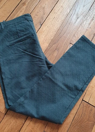 Pantalon vert de gris à motif géométrique - Lab Dip - 40 / 42, marque: Lab dip, état: Neuf sans étiquette, taille: L / 40 / 12, 33,00 €, 35,35 € Protection acheteurs incluse