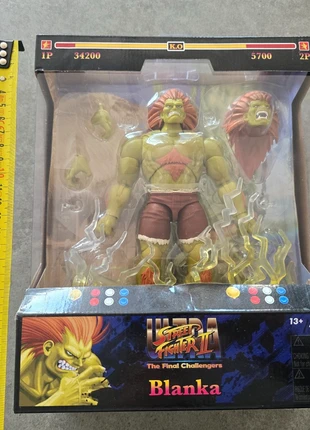 Blanka Street Fighter II – Action Figure Jada Toys, marca: Street Fighter, estado: Novo com etiquetas, tamanho: Prematuro, até 44 cm, €37.50, €40.08 inclui Proteção do Comprador