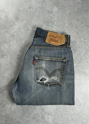 717. Jean Levi’s 501 original fit taille haute coupe droite bleu brut délavé W30/L32 - FR40, brand: Levi's, condition: Very good, size: W30, €25.00, €26.95 includes Buyer Protection Pro