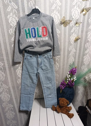 👶🏻 Conjunto 2 Peças Menino Sweatshirt Cinza Calças Zippy Boy Ganga Tamanho 5/6 Anos Em Óptimo Estado, marque: Zara, état: Très bon état, taille: 5 ans / 110 cm, 6,00 €, 7,00 € Protection acheteurs incluse