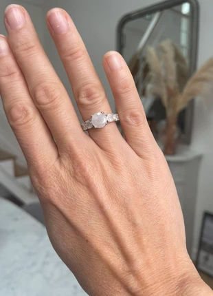 Bague pierre de lune argent 925, état: Très bon état, taille: 16,5 mm, 70,00 €, 74,20 € Protection acheteurs incluse