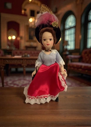 Poupée porcelaine collection 16cm articulée costume d’époque vintage, brand: Collection, condition: Very good, size: 5 years / 110 cm, €6.25, €7.26 includes Buyer Protection