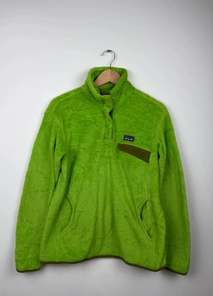 Veste polaire quart de zip 1/4 zip Boutonnée Patagonia polartec verte - taille L - femme, marke: Patagonia, zustand: Sehr gut, größe: L / 40 / 12, 40,00 €, 42,70 € beinhaltet Vinted-Käuferschutz Pro