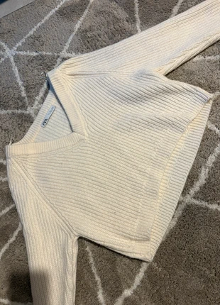 Suéter corto blanco, marque: Zara, état: Bon état, taille: S / 36 / 8, 7,00 €, 8,05 € Protection acheteurs incluse