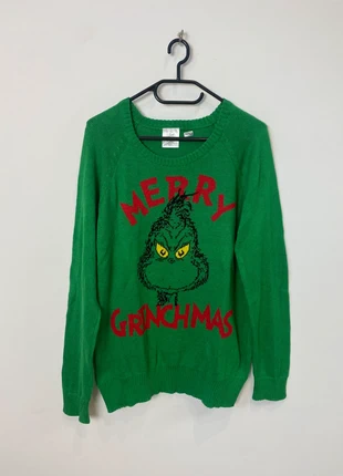 Pull de Noël Thé Grinch en coton, brand: Noël, condition: Very good, size: L / 40 / 12, €15.00, €16.45 includes Buyer Protection Pro