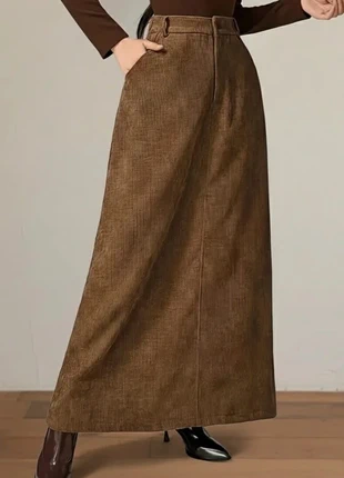 Jupe Marron Élégante Midi Style Velours y2k Taille M Femmes, brand: Vintage Dressing, condition: Very good, size: M / 38 / 10, €39.90, €42.60 includes Buyer Protection