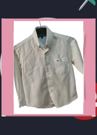 Básica camisa blanca mangas largas ideal para la primavera 🪁, marque: PRINSTON, état: Très bon état, taille: 8 ans / 128 cm, 4,99 €, 5,94 € Protection acheteurs incluse