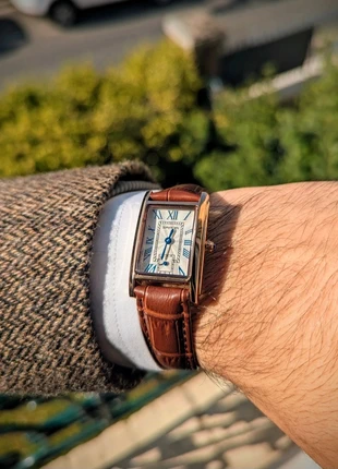 Montre homme style Cartier Tank – Élégance intemporelle montre vintage omega plaqué or marron 🌰 cuir, brand: tank vintage, condition: New with tags, size: 30–38 mm, €24.99, €26.94 includes Buyer Protection
