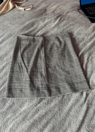 Next Brown Houndstooth Check Mini Skirt - Size 10 - Never Worn, brand: Next, condition: New without tags, size: M / UK 12-14, £8.00, £9.10 includes Buyer Protection