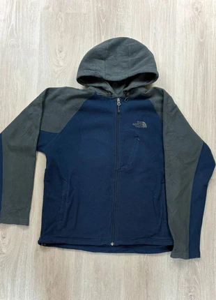 Veste polaire zippé à capuche bicolore The North Face bleu/gris taille M, brand: The North Face, condizioni: Buone, taglia: M, €20.00, €21.70 include la Protezione acquisti Pro
