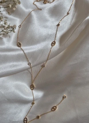 Collier en Y strass en acier inoxydable, brand: Tendance, condizioni: Ottime, €13.00, €14.35 include la Protezione acquisti