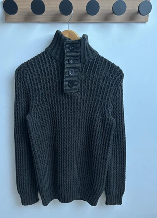 Pull Celio col montant boutonné marron taille S - Maille texturée, marca: Celio, estado: Muy bueno, tamaño: S, 5,00 €, 5,95 € Protección al comprador incluida