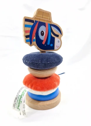 Jouet à empiler Pyramide animal à empiler Ignace l'âne, brand: Lilliputiens, condition: Very good, size: 12-18 months / 80 cm, €7.50, €8.58 includes Buyer Protection