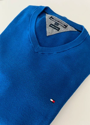 Jersey de pico Tommy Hilfiger azul talla L, marca: Tommy Hilfiger, estado: Bom, tamanho: L, €50.00, €53.20 inclui Proteção do Comprador