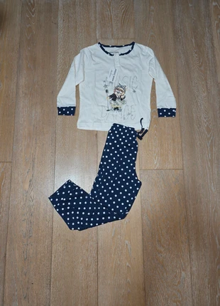 #pigiama spezzato bianco con pantalone a pois blu bambina tg 5/6 anni Bollicine nuovo, marque: bollicine, état: Neuf avec étiquette, taille: 6 ans / 116 cm, 8,00 €, 9,10 € Protection acheteurs incluse