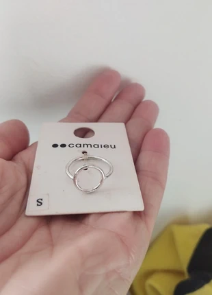 Bague ronde S, marque: Camaïeu, état: Neuf avec étiquette, taille: Ajustable, 3,00 €, 3,85 € Protection acheteurs incluse