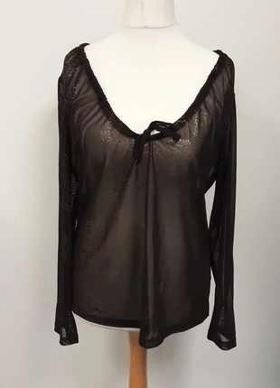 Betty Barclay Women's Blouse sheer with gold pattern (NA G4 251105), brand: Betty Barclay, condition: Very good, size: L / UK 16-18, £6.00, £7.00 includes Buyer Protection Pro