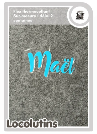 🚂 Thermocollant vinyle flex Maël, état: Très bon état, 3,20 €, 4,06 € Protection acheteurs (Pro) incluse