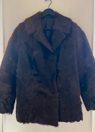 Vintage leather jacket mongolian brown coat, brand: Vintage, condition: Very good, size: M / 38 / 10, €190.00, €200.20 includes Buyer Protection