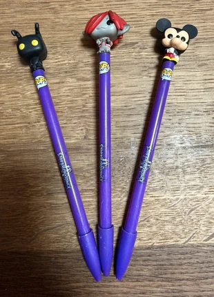 Lot de 3 stylos Kingdom Hearts POP!, marca: Kingdom Hearts, estado: Muito bom, €18.99, €20.64 inclui Proteção do Comprador