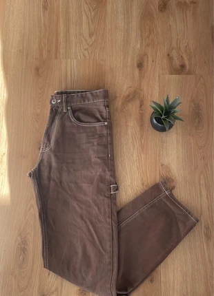 Pantalon marron Bershka – Taille S 🤎, marque: Bershka, état: Très bon état, taille: S, 8,00 €, 9,10 € Protection acheteurs incluse