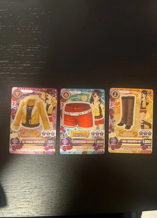 Lot de 3 cartes Aikatsu, marca: Bandai, estado: Muito bom, €5.00, €5.95 inclui Proteção do Comprador