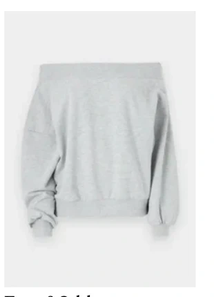 Grijze trui met opening aan schouders, marque: Zalando, état: Neuf sans étiquette, taille: L / 40 / 12, 15,00 €, 16,45 € Protection acheteurs incluse