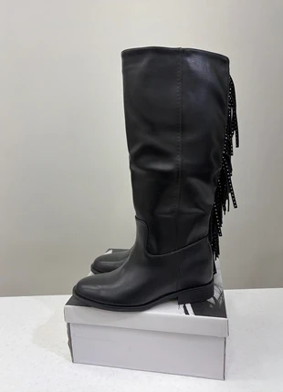 Stivali neri al ginocchio, brand: Vintage Dressing, condizioni: Nuovo con cartellino, taglia: 38, €15.00, €16.45 include la Protezione acquisti