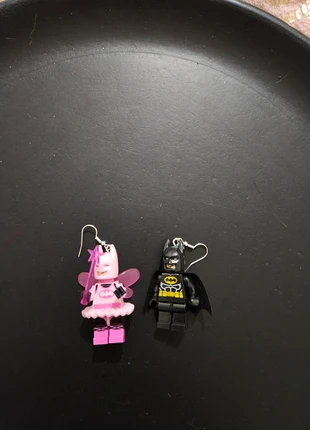 Boucle d'oreille Légo Batgirl et batman, brand: Batman, condition: New without tags, €4.00, €4.90 includes Buyer Protection