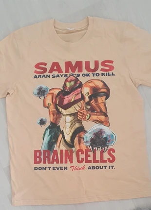 T-shirt Metroid Samus Aran Kill Brain Cells, condizioni: Nuovo senza cartellino, taglia: M, €5.00, €5.95 include la Protezione acquisti