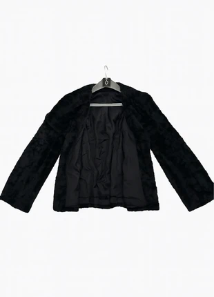 Pellicciotto giubbotto sintetica vintage nera, giubbetto, originale!, marque: Made In Italy, état: Bon état, taille: M / 38 / 10, 46,00 €, 49,00 € Protection acheteurs incluse