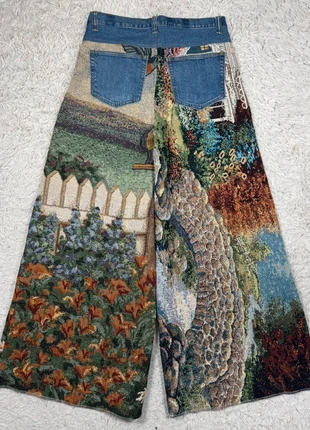 Vintage Tapestry WideLeg Pants – Size L (W34) Artistic Garden Pattern, marca: Vintage Dressing, estado: Muy bueno, tamaño: L, 120,00 €, 126,70 € Protección al comprador incluida