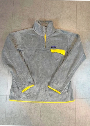 Polaire Patagonia Polartec Thermal Pro – Femme XL – Gris et jaune – Très bon état #34, brand: Patagonia, condition: Very good, size: XL / 42 / 14, €50.00, €53.20 includes Buyer Protection