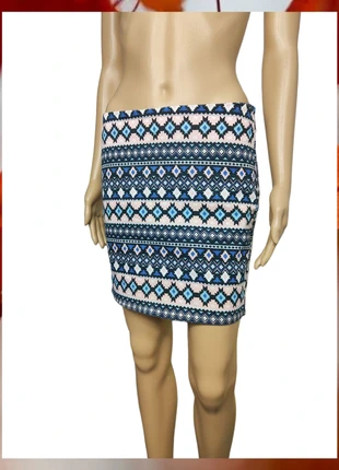 Linda falda elástica con diseño étnica 🌹, marque: H&M Divided, état: Très bon état, taille: L / 40 / 12, 4,99 €, 5,94 € Protection acheteurs incluse