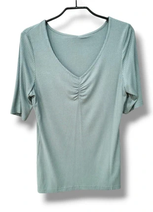 Top de Canalé Lascana Talla 42/44    Verde Agua   Súper Elástico y Favorecedor, marca: Lascana, estado: Muy bueno, tamaño: XL / 42 / 14, 8,00 €, 9,10 € Protección al comprador Pro incluida