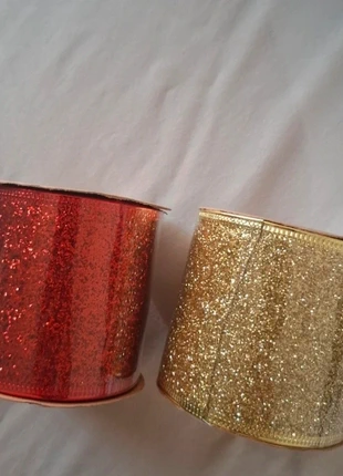 Rubans cadeaux - noël - rouge et doré - 6,3 x 2.70, zustand: Wie neu, 4,00 €, 4,90 € inklusive Vinted-Käuferschutz